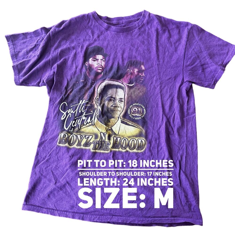 Vintage Boyz N the Hood 1991 Graphic Tee * T-Shirt *Med* - Picture 2 of 4